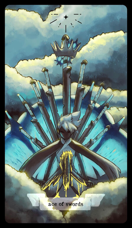 Ace of Swords by @_silenttree_